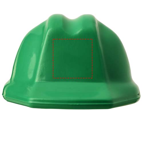 Kolt hard hat-shaped recycled keychain