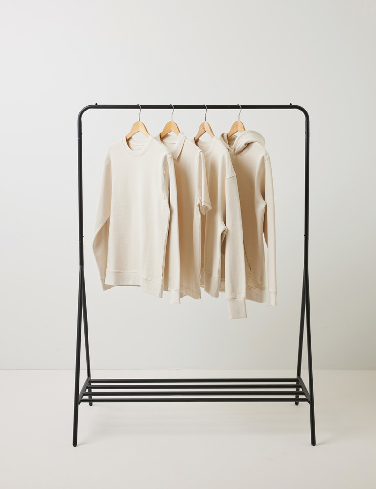 IQONIQ Torres recycled cotton hoodie undyed