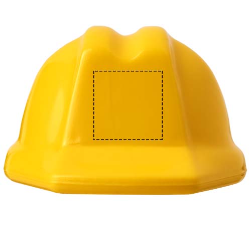 Kolt hard hat-shaped recycled keychain