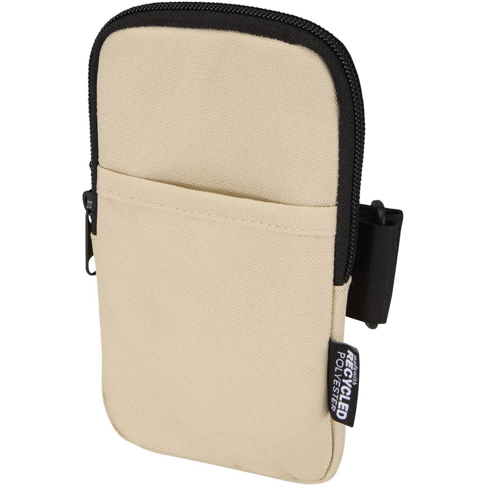 Byron GRS recycled bottle pouch - Oatmeal