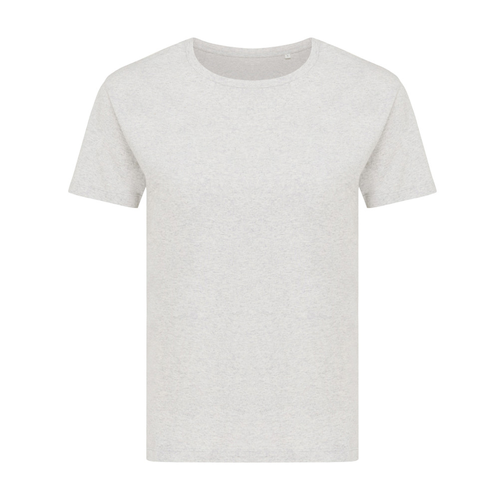 IQONIQ Yala women lightweight recycled cotton t-shirt - light heather grey (± PMS light heather grey)
