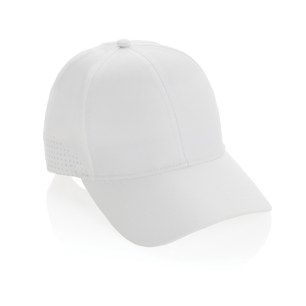 Impact AWARE™ RPET 6 panel sports cap - white (± PMS White)