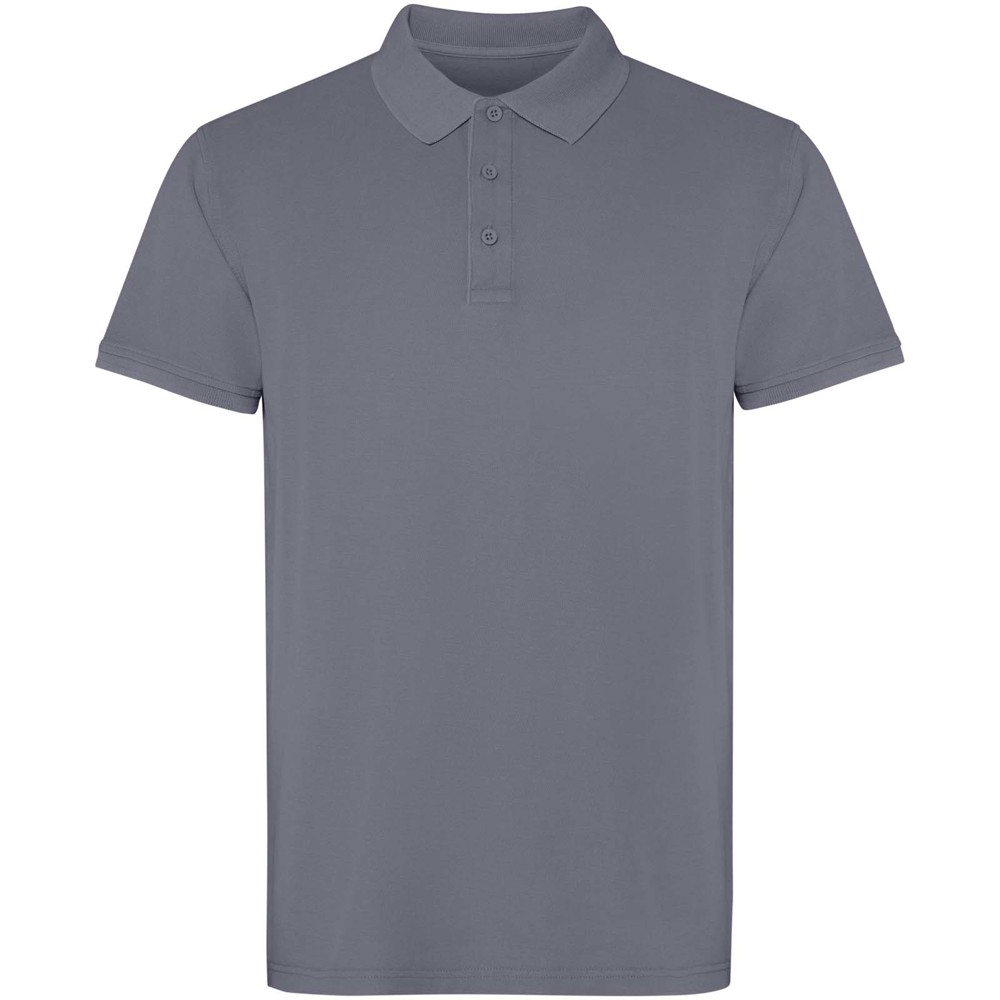 Cobain 200 g/m² short sleeve unisex polo - Dark grey