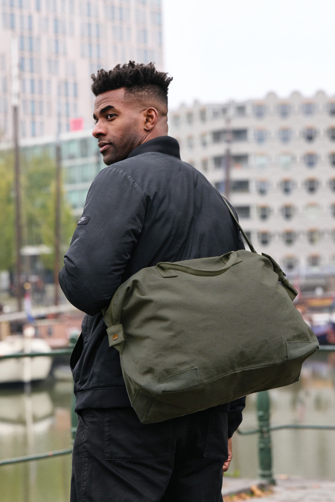 Kezar AWARE™ 500 gsm recycled canvas deluxe weekend bag
