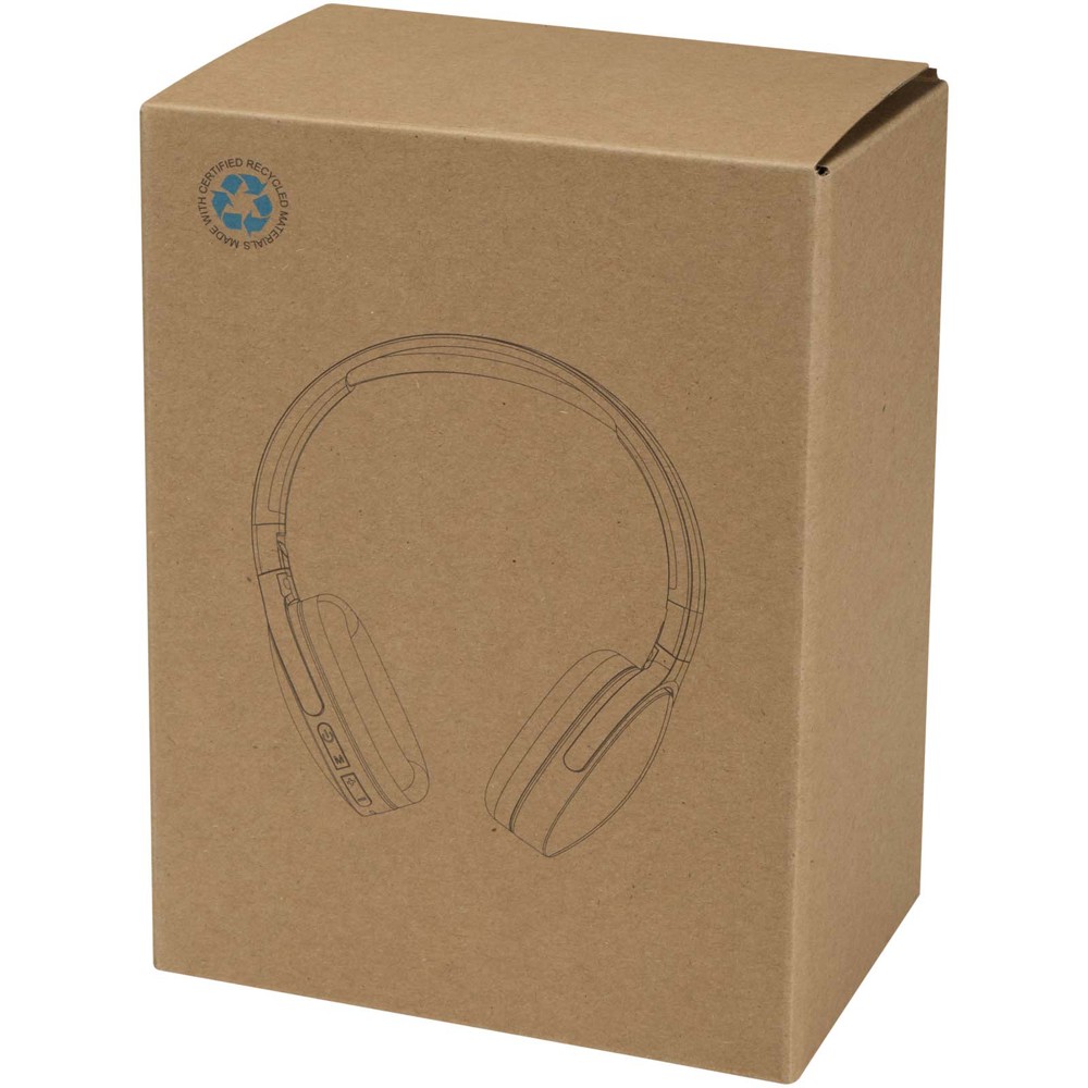 Ancha recycled plastic over-ear wireless Bluetooth headset