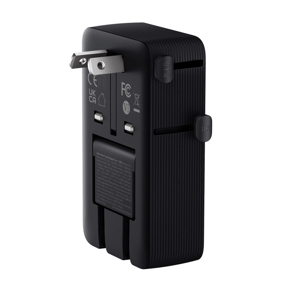 Anker Nano Travel Adapter (5-in-1, 20W)