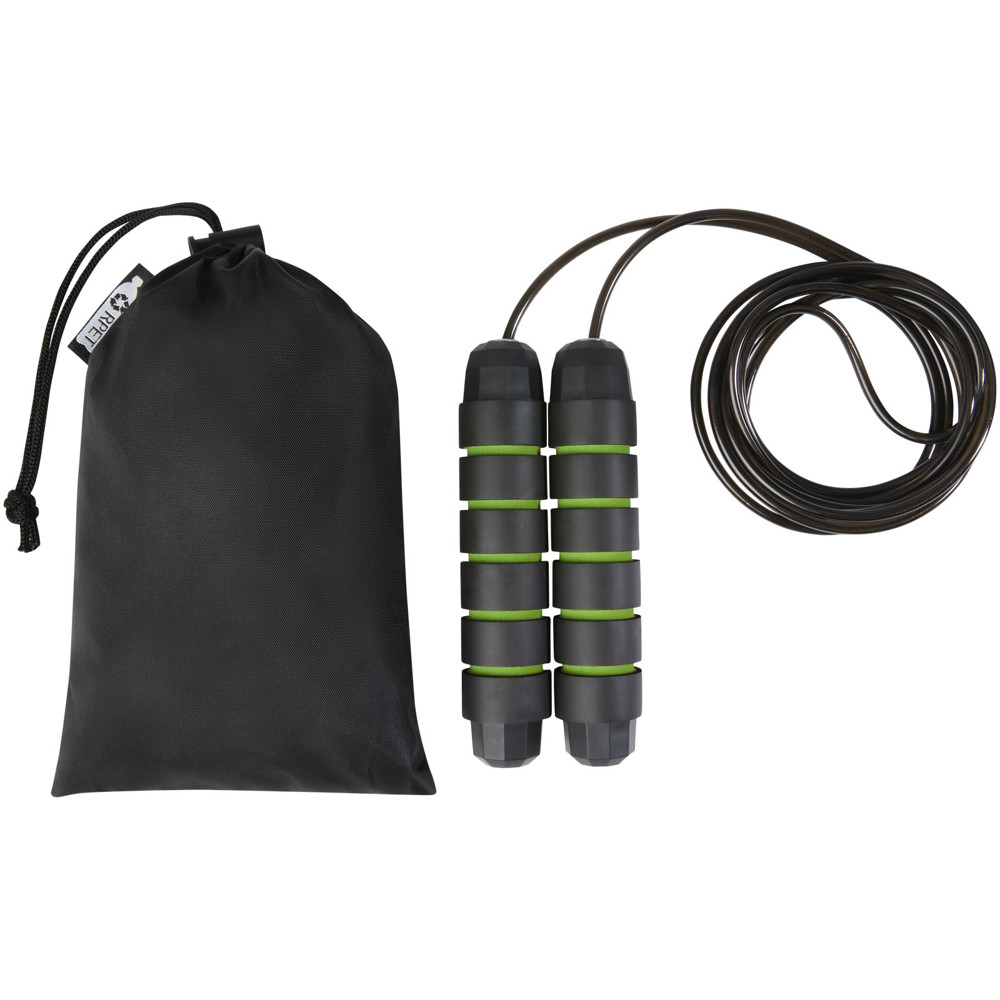 Austin soft skipping rope in recycled PET pouch