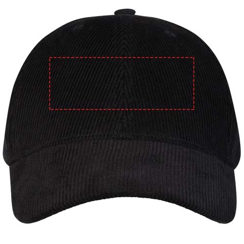 Hutton 6 panel 280 g/m² recycled corduroy cap