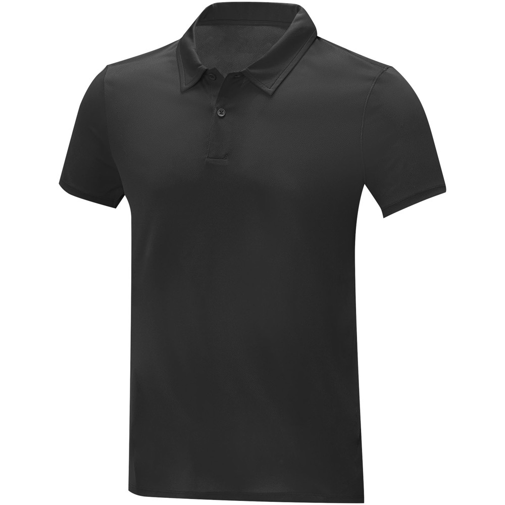 Deimos 105 g/m2 short sleeve men's cool fit polo - Black