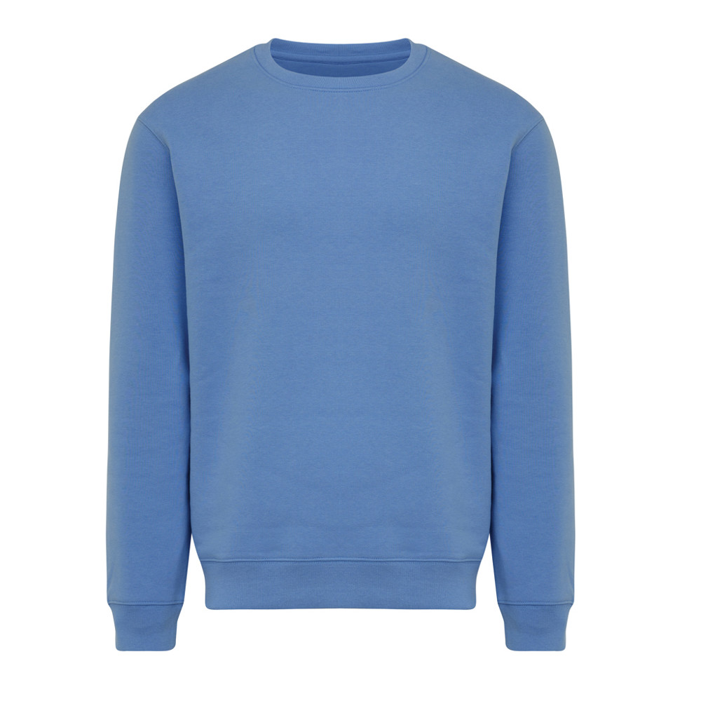 IQONIQ Torla recycled cotton crew neck - Moon blue (± PMS 17-4029 TCX)