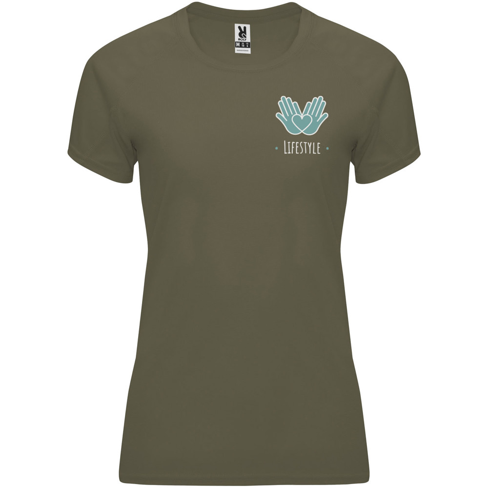 Bahrain 135 g/m2 short sleeve women's sports t-shirt