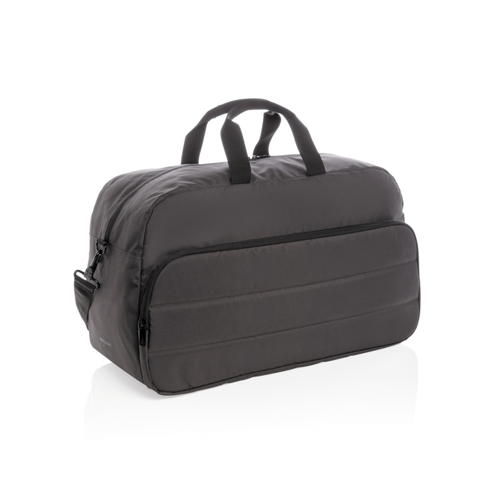 Impact AWARE™ RPET weekend duffel - black (± PMS Black)