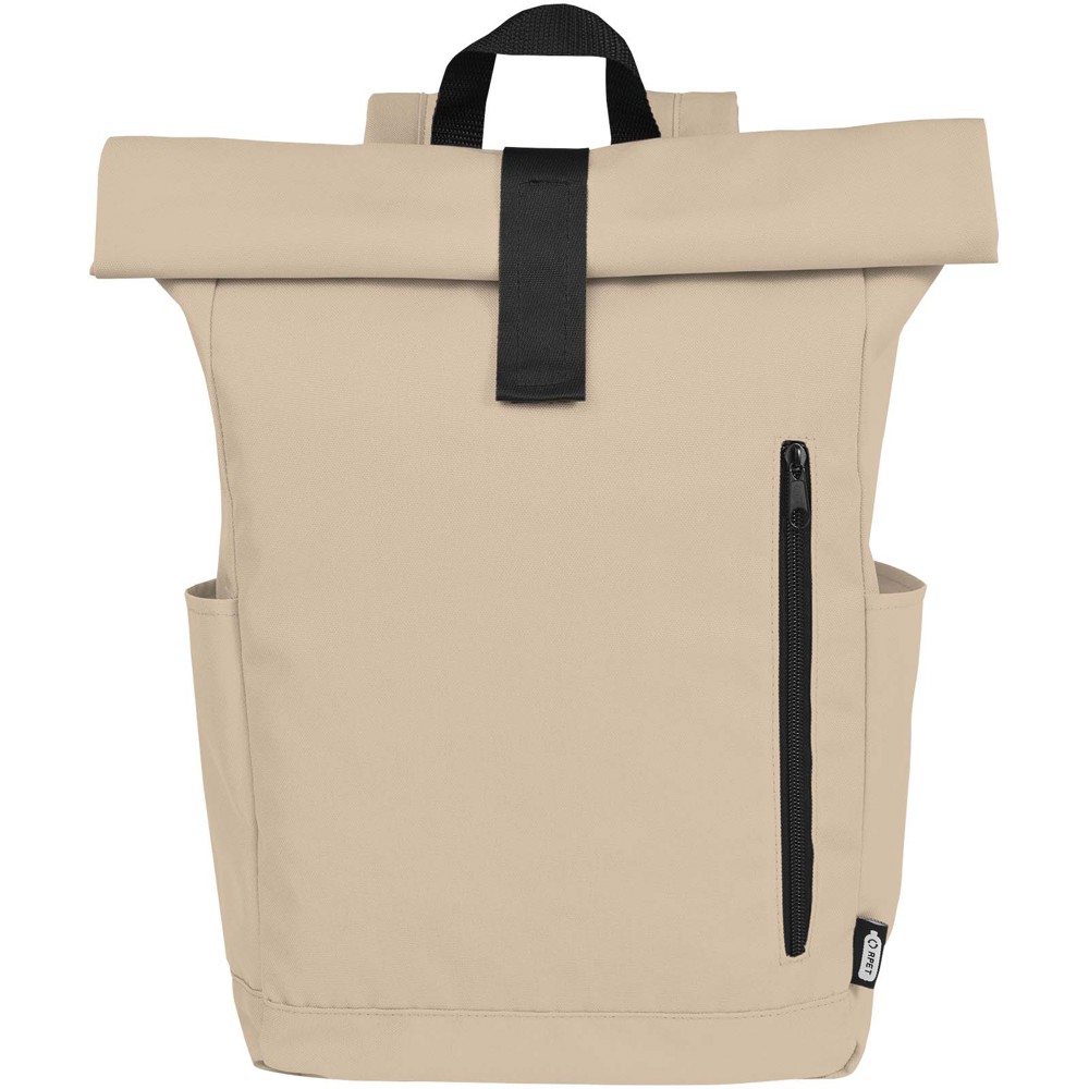 Byron 15.6" GRS RPET roll-top backpack 18L