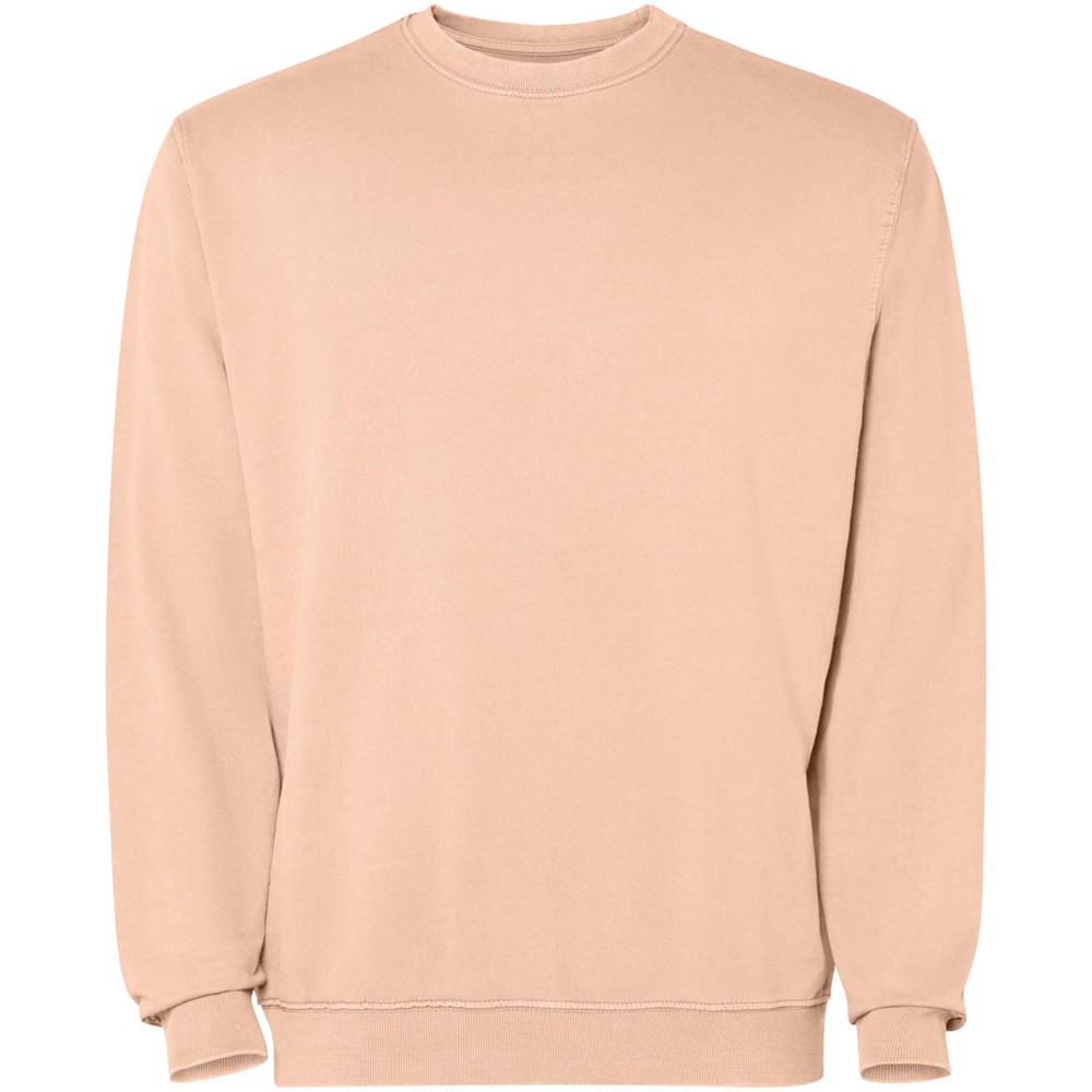 Jaya 250 g/m² unisex crewneck sweater - Light orange