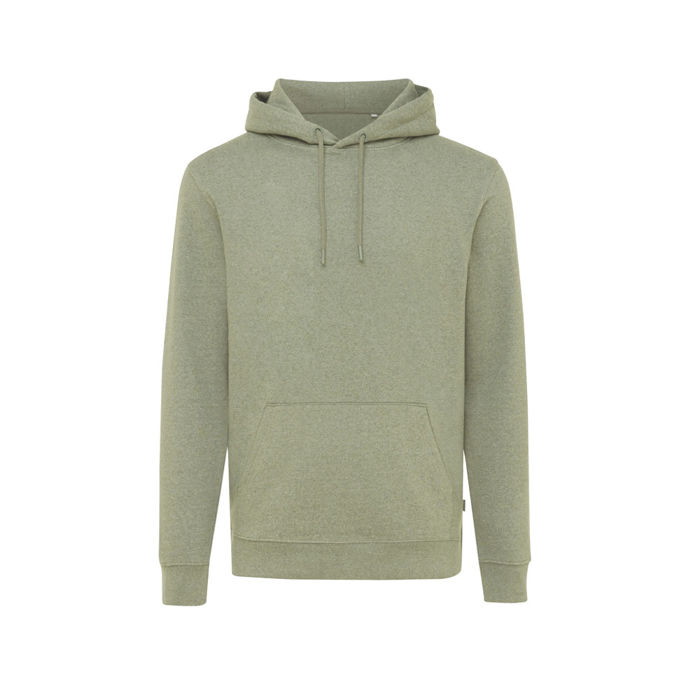 IQONIQ Torres recycled cotton hoodie undyed - heather green (± PMS heather green)