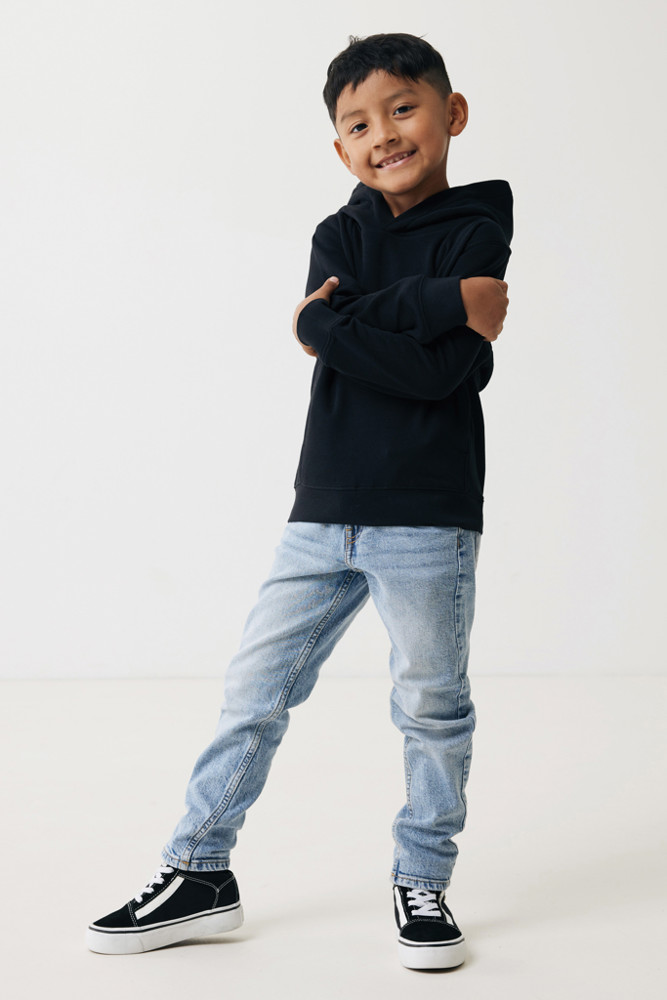 IQONIQ Yengo kids recycled cotton hoodie with sidepockets