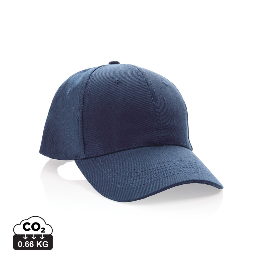 Impact 6 panel 280gr Recycled cotton cap with AWARE™ tracer