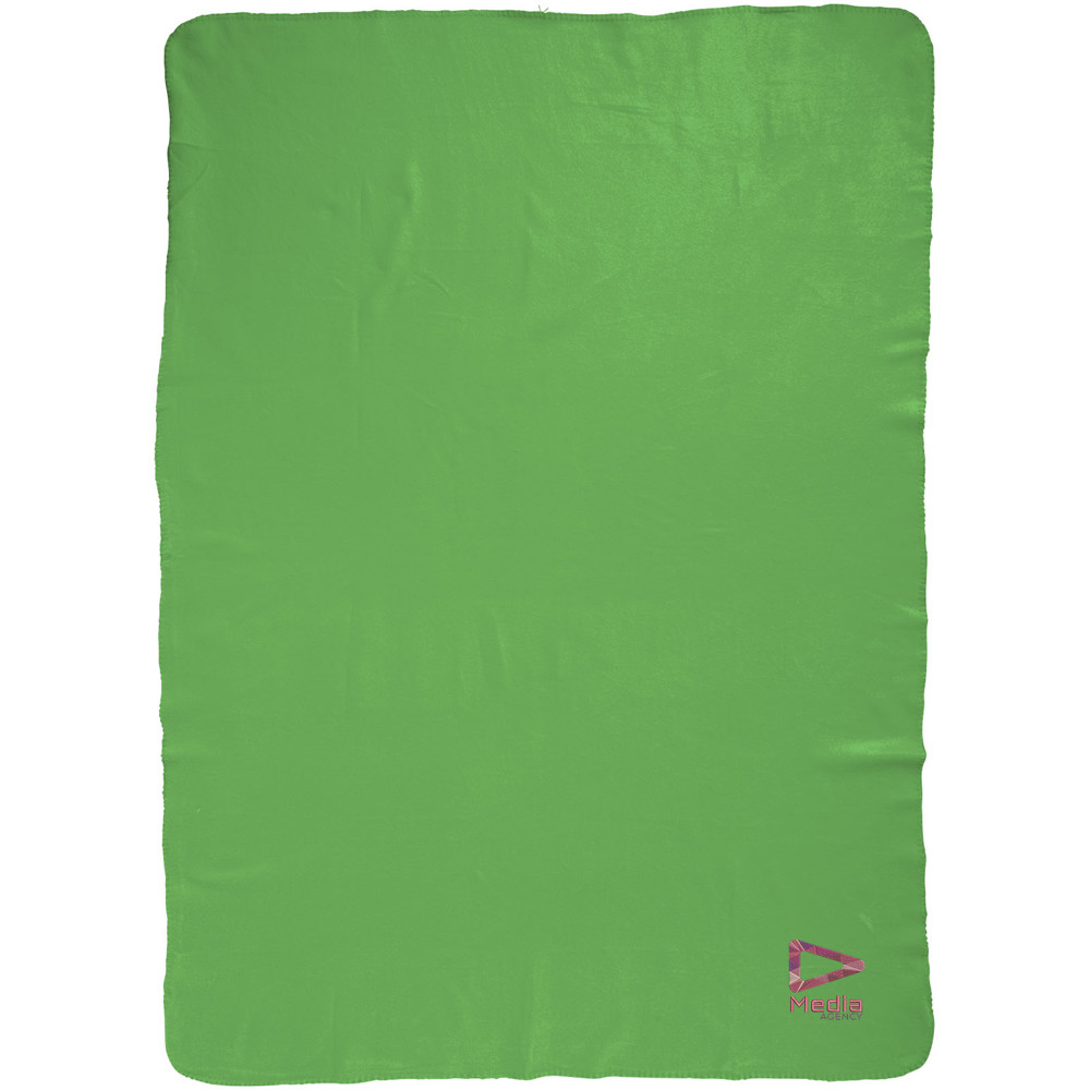 Huggy fleece plaid blanket with carry pouch 150x120 cm