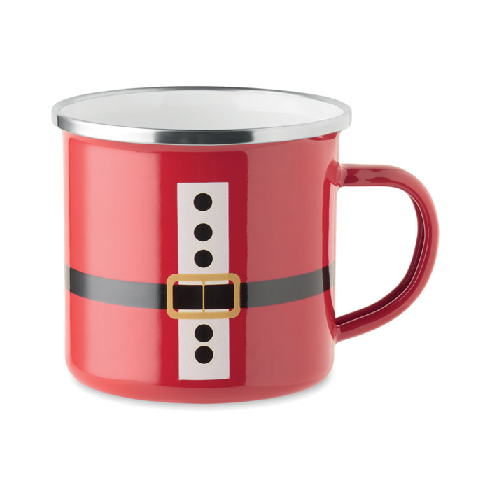 SANTAMEL - Santa enamel vintage mug 300ml