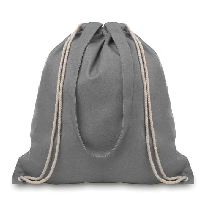 MOIRA - 220gr/m² canvas 2 function bag - grey