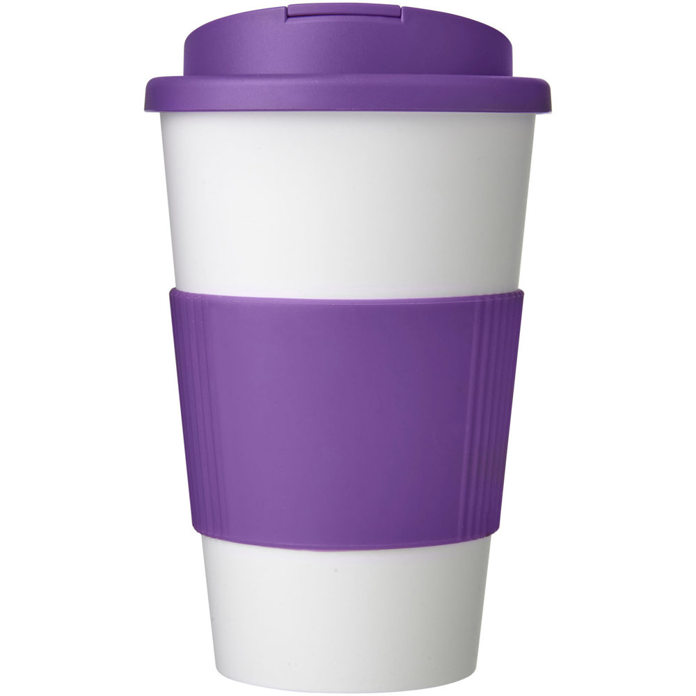 Americano® 350 ml tumbler with grip & spill-proof lid