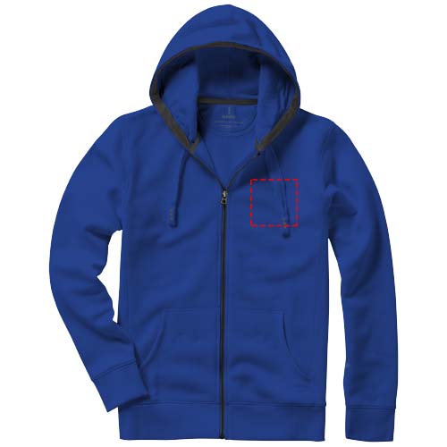 Arora 300 g/m2 unisex full zip hoodie