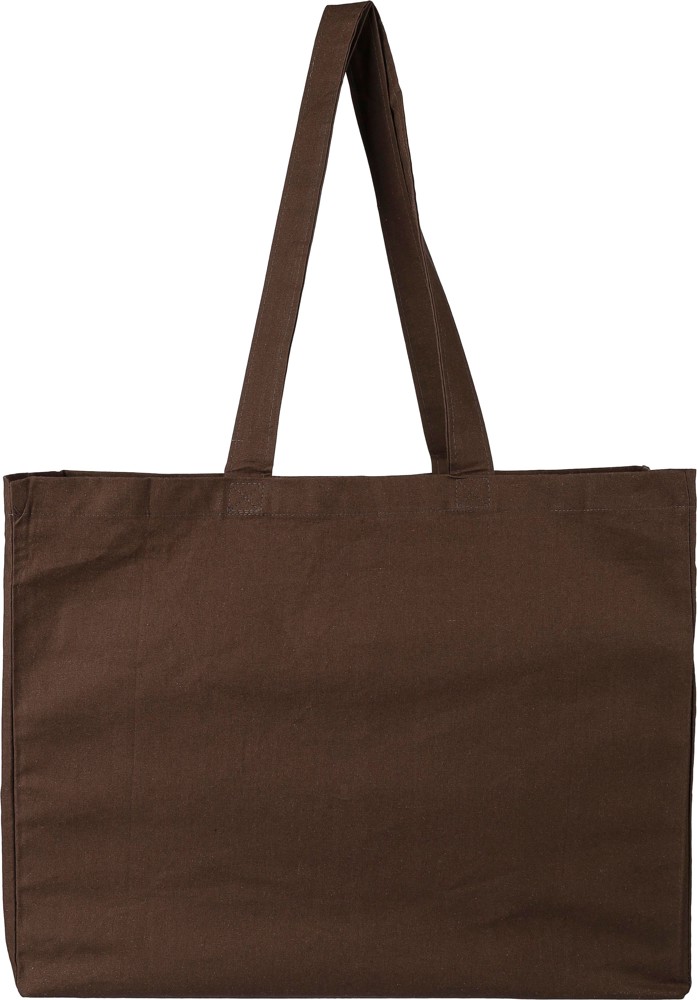 Cotton (180 gsm) shopping bag Maleya - brown