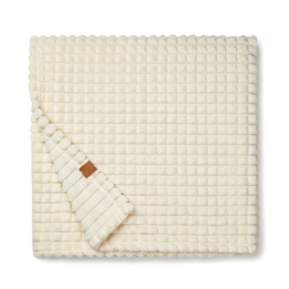 VINGA Branson GRS recycled pet blanket - beige (± PMS 13-0905 TCX)