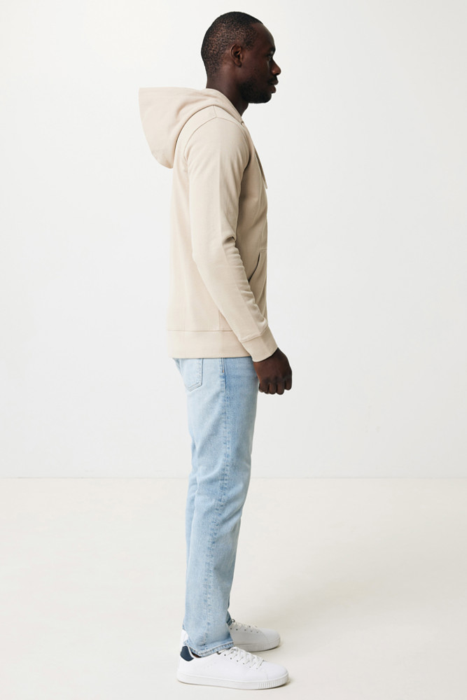 IQONIQ Abisko recycled cotton zip through hoodie