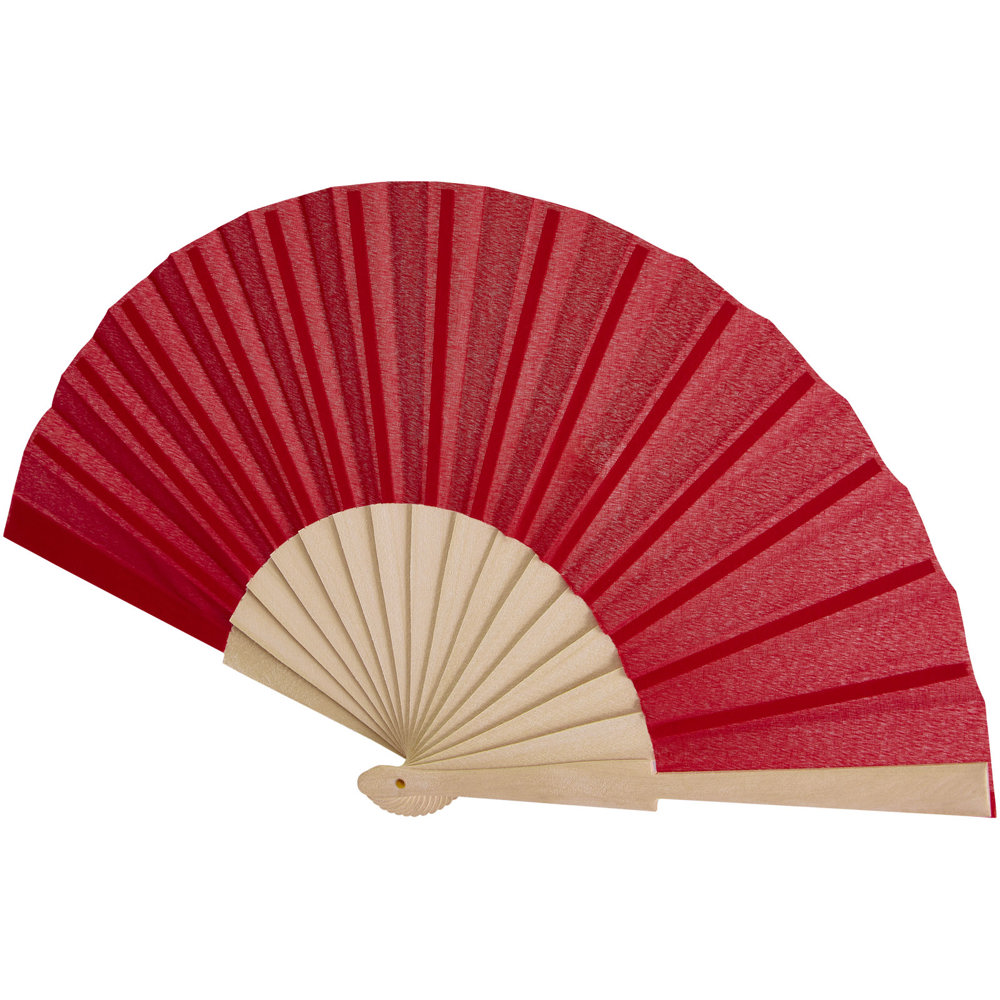 Manuela hand fan - Red