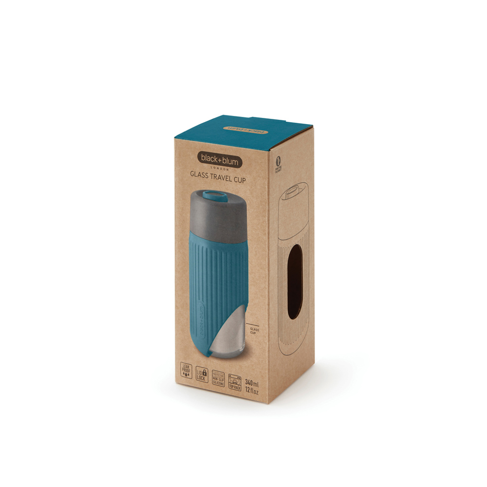 Black+Blum Glass Travel Cup 340ML