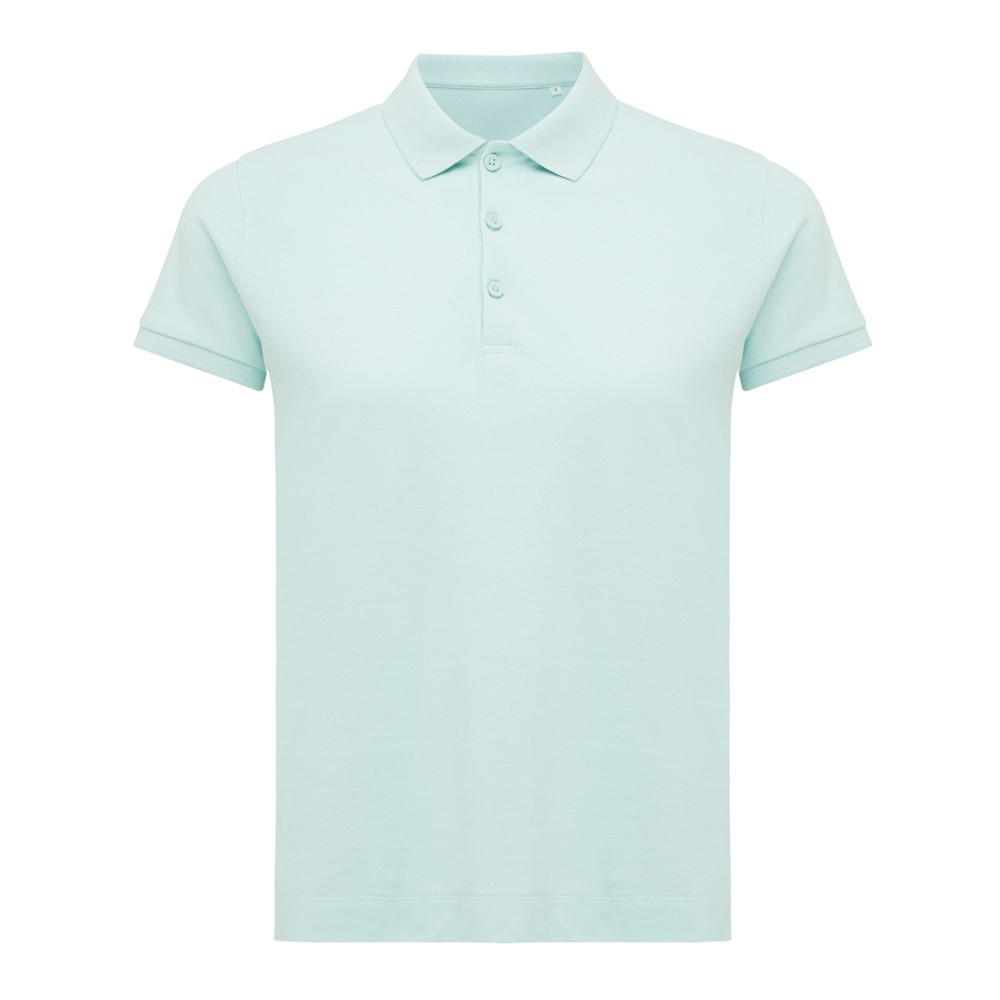 IQONIQ Yosemite women recycled cotton pique polo - crushed mint (± PMS 12-5410 TCX)