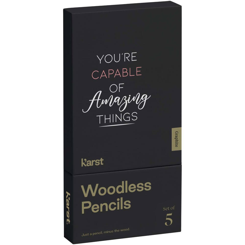 Karst® 5-pack 2B woodless graphite pencils