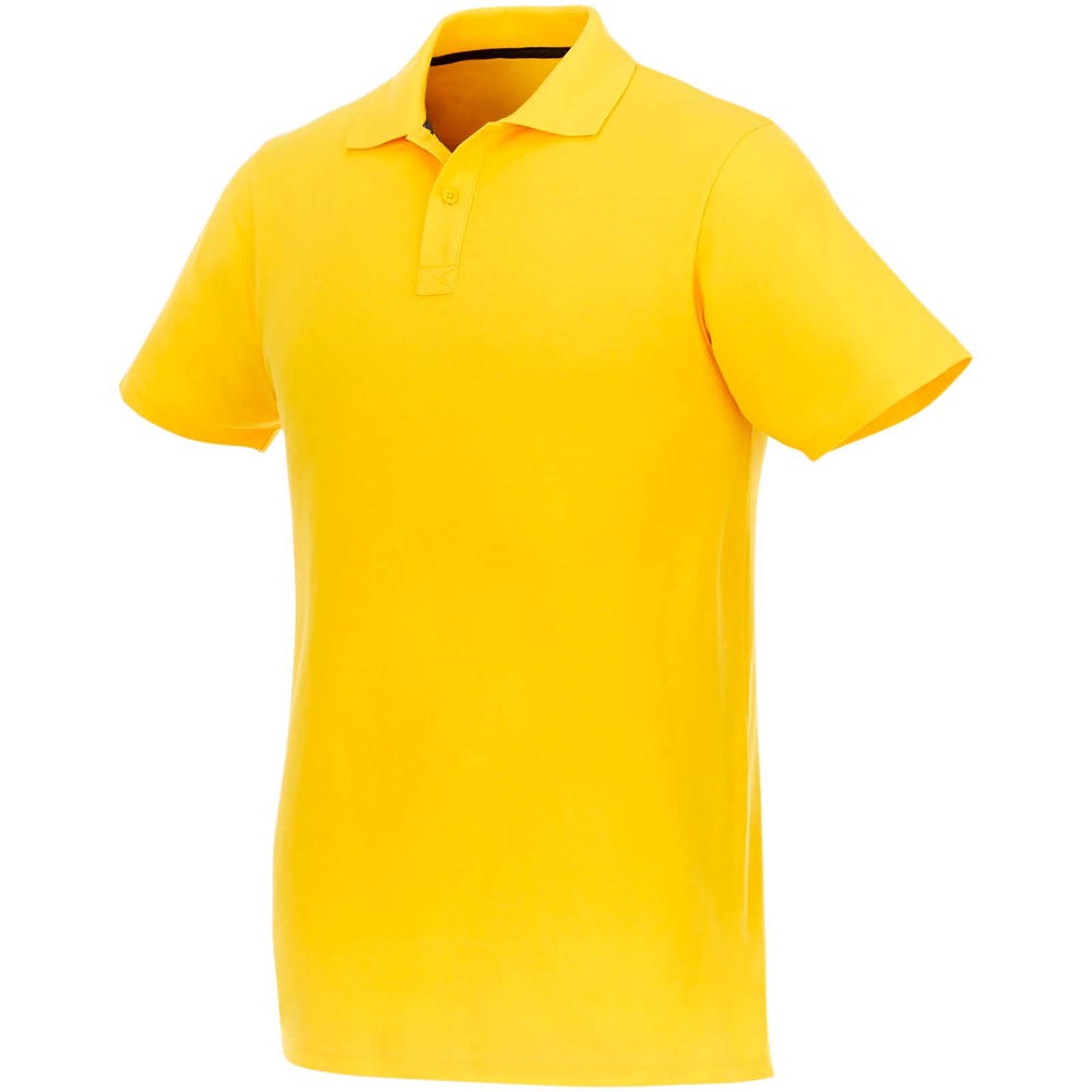 Helios 180 g/m2 short sleeve men's polo - Yellow