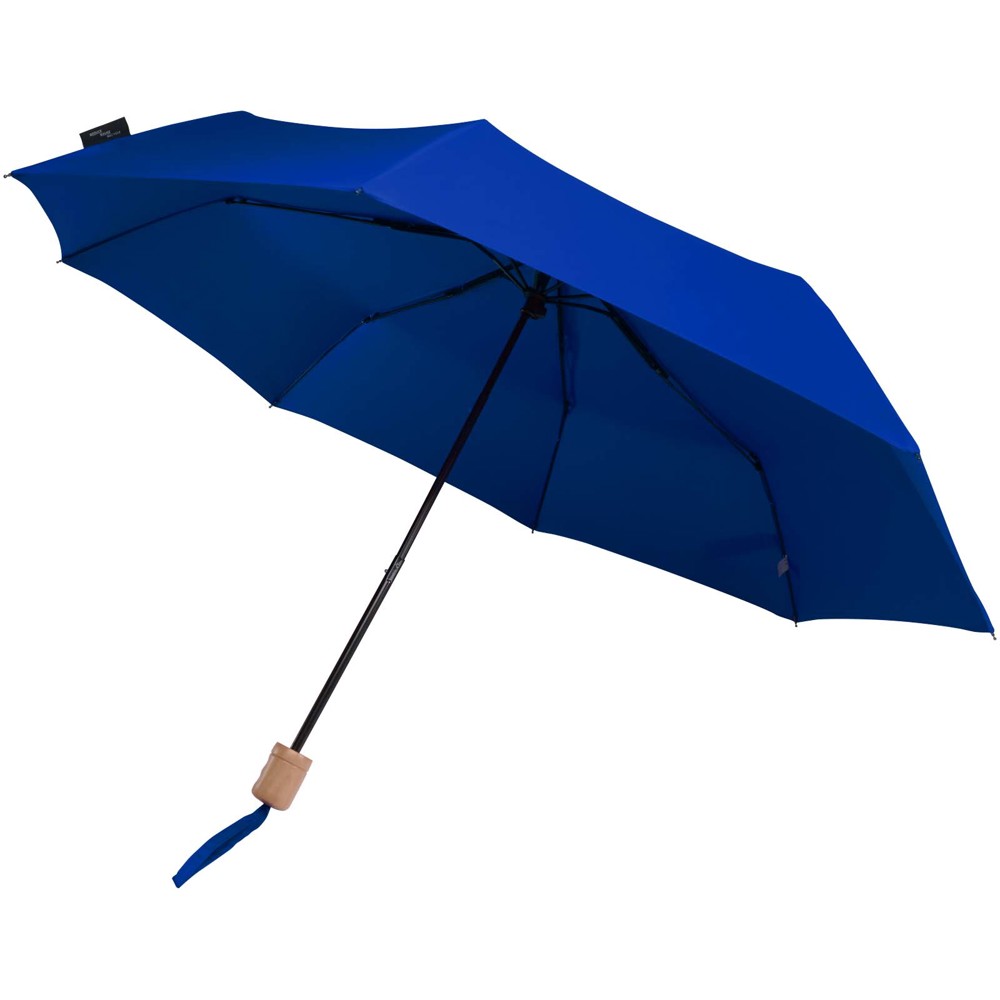 Dane 21" RPET foldable umbrella - Royal blue