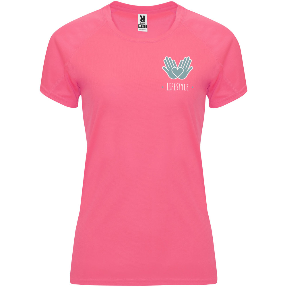 Bahrain 135 g/m2 short sleeve women's sports t-shirt