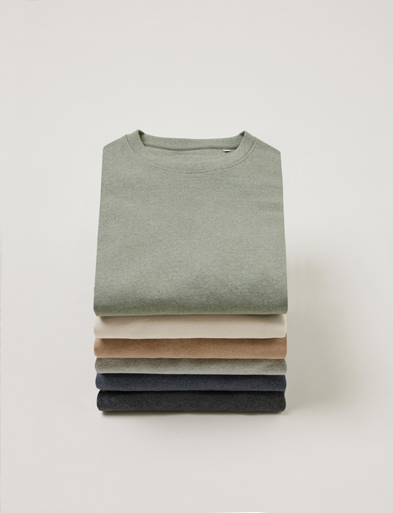 IQONIQ Manuel recycled cotton t-shirt undyed