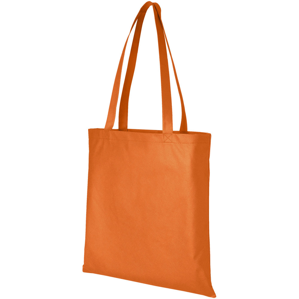 Zeus large non-woven convention tote bag 6L - Orange