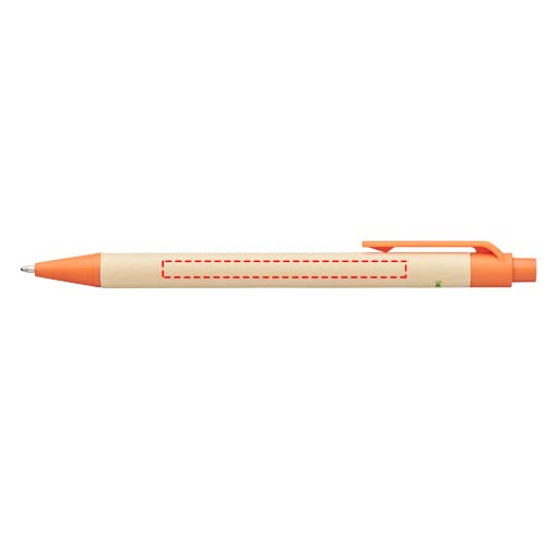 Berk recycled carton and corn plastic ballpoint pen (black ink)