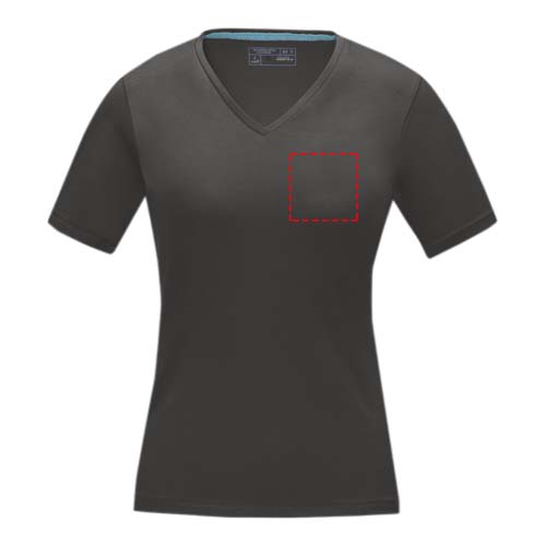 Kawartha short sleeve women's organic v-neck t-shirt