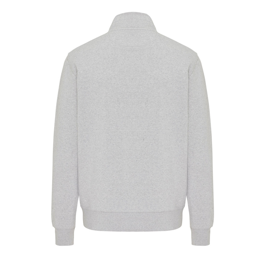 IQONIQ Elgon recycled cotton quarter zip sweater