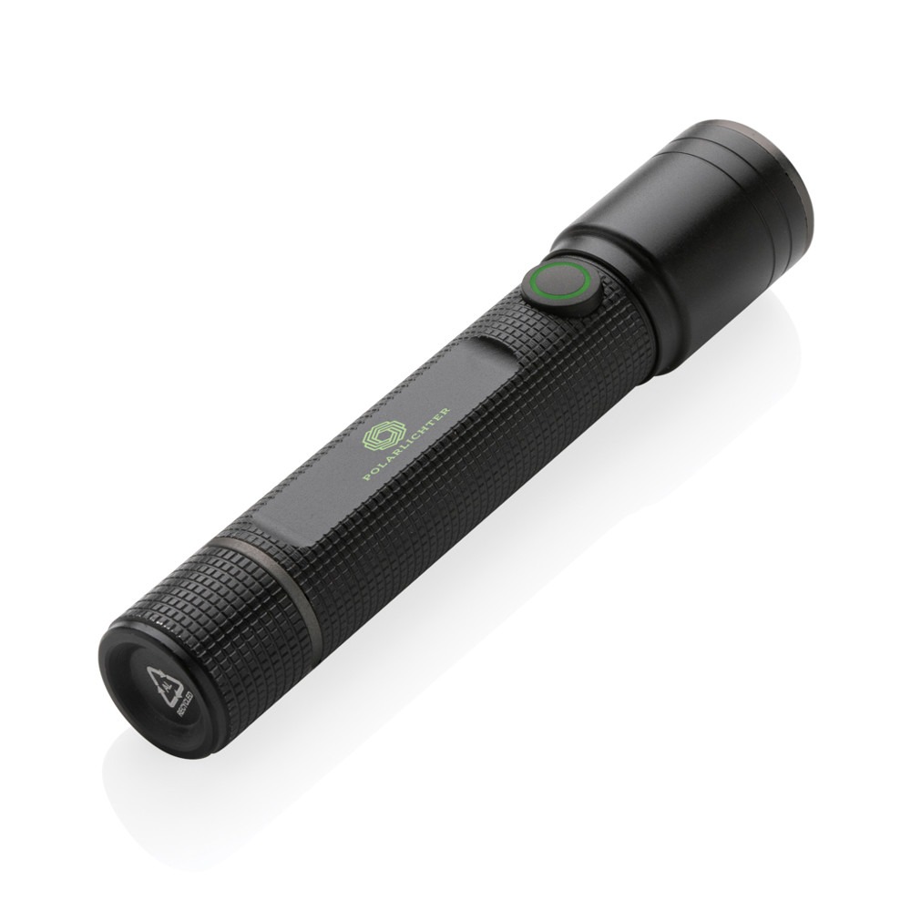 Gear X RCS recycled aluminium USB-rechargeable torch