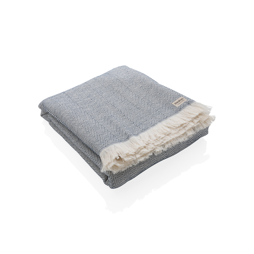 Ukiyo Hisako AWARE™ 4 Seasons towel/blanket 100x180 - navy (± PMS 539)