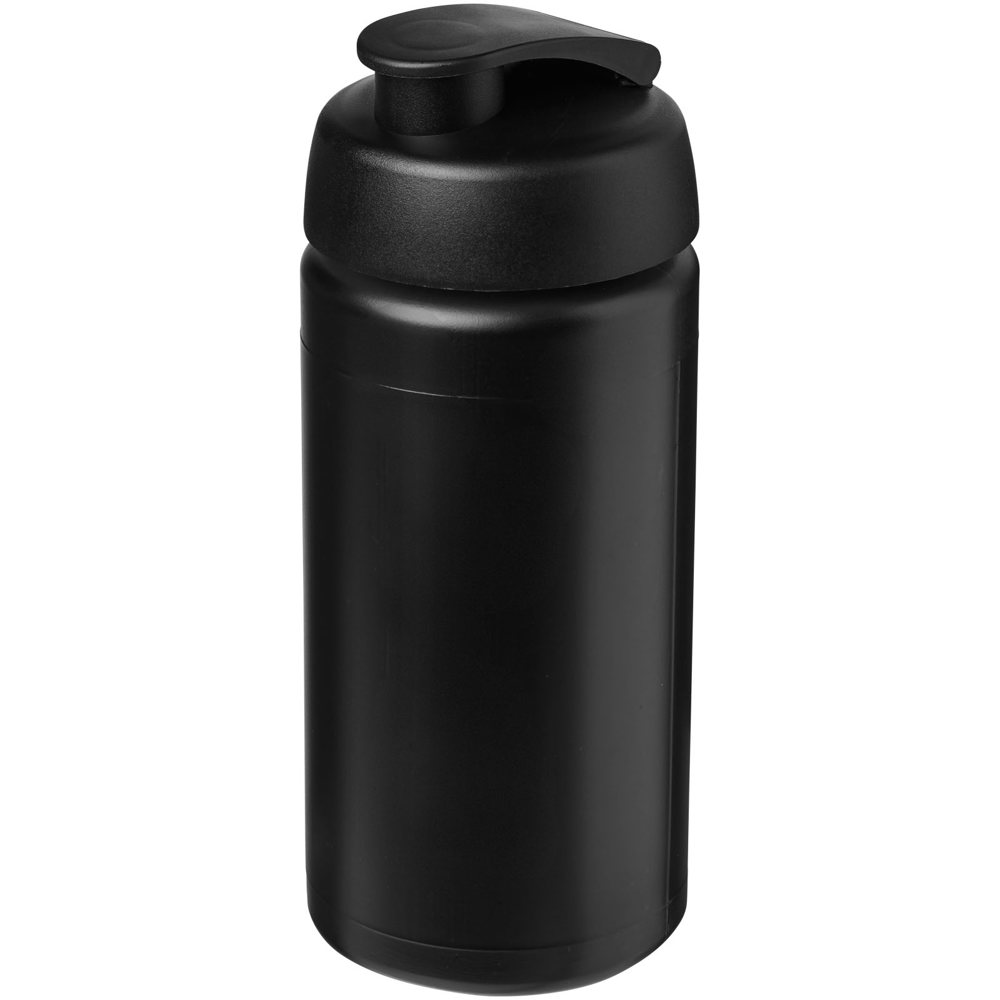 Baseline® Plus grip 500 ml flip lid sport bottle - Black