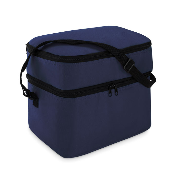 CASEY - Cooler bag with 2 compartments - blue