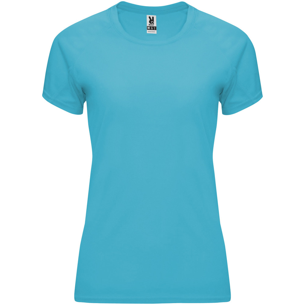Bahrain 135 g/m2 short sleeve women's sports t-shirt - Turquoise
