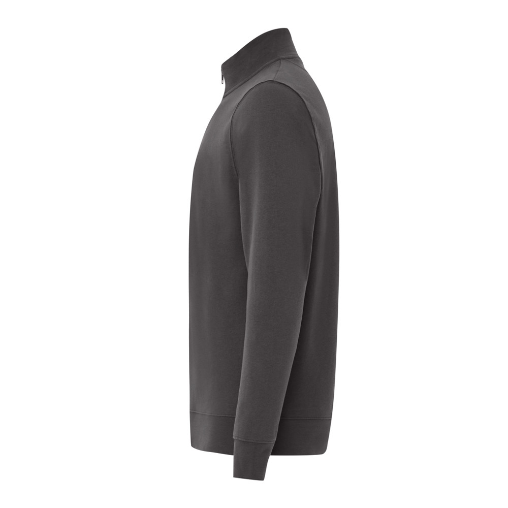 IQONIQ Elgon recycled cotton quarter zip sweater