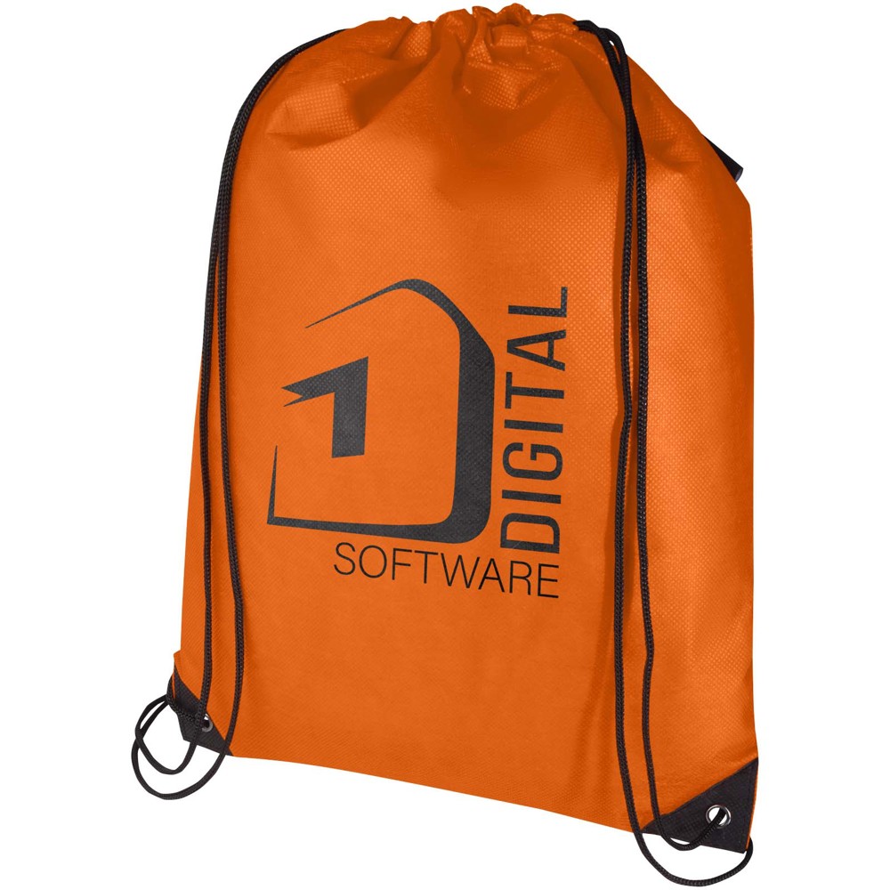 Evergreen GRS recycled non-woven drawstring bag 5L