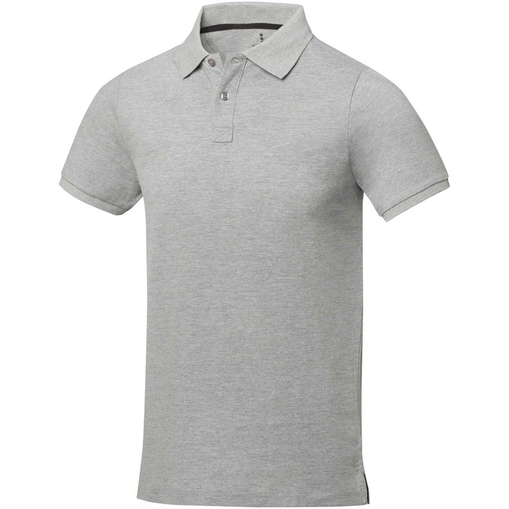 Calgary 200 g/m2 short sleeve men's polo - Grey melange