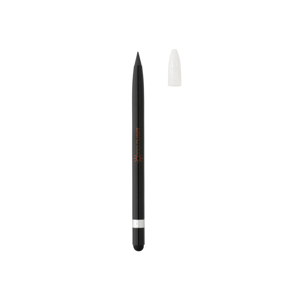 Aluminium inkless pen with eraser